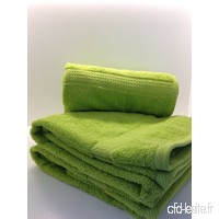 Serviette serviette de douche Drap de Bain Serviette essuie-mains dans de nombreuses couleurs et tailles  Coton  Vert pomme  100x150 - B00N26I3U8